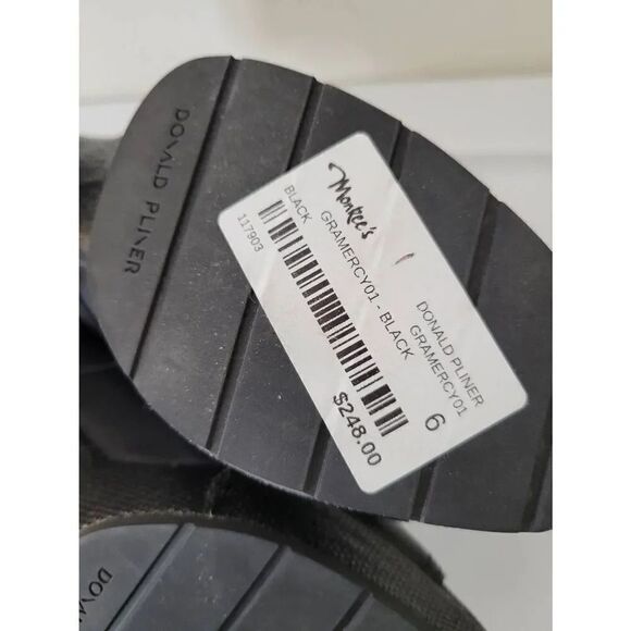 Donald Pliner Gramercy Black 6 NWT $248 - Picture 8 of 9